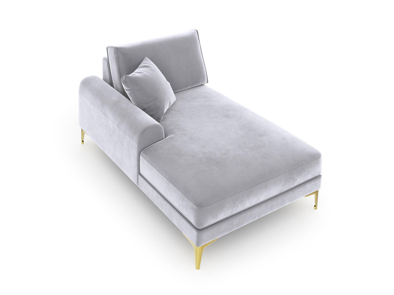 Chaise longue Madara links velvet