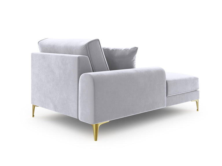 Chaise longue Madara links velvet