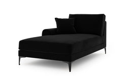 Chaise longue Madara links velvet