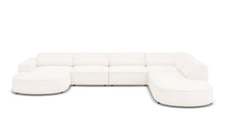 U-bank Jodie bouclé Chaise longue rechts
