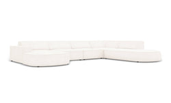 U-bank Jodie bouclé Chaise longue rechts