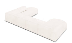 U-bank Jodie bouclé Chaise longue rechts