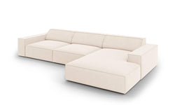 4-zits hoekbank Jodie velvet rechts