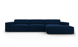 4-zits hoekbank Jodie velvet rechts