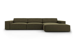4-zits hoekbank Jodie velvet rechts
