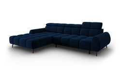 4-zits hoekbank Alyse velvet links
