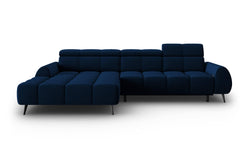4-zits hoekbank Alyse velvet links
