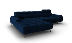 4-zits hoekbank Alyse velvet links