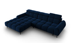 4-zits hoekbank Alyse velvet links