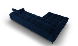 4-zits hoekbank Alyse velvet links