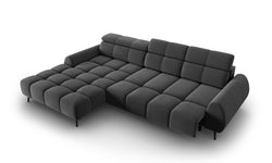 4-zits hoekbank Alyse velvet links