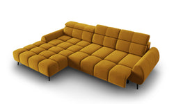 4-zits hoekbank Alyse velvet links