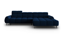 4-zits hoekbank Alyse velvet rechts