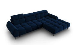 4-zits hoekbank Alyse velvet rechts