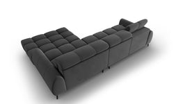 4-zits hoekbank Alyse velvet rechts