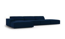 5-zits hoekbank Jodie velvet links