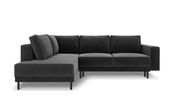 4-zits hoekslaapbank Caro velvet links