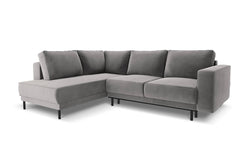 4-zits hoekslaapbank Caro velvet links