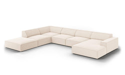 7-zits hoekbank Jodie velvet links