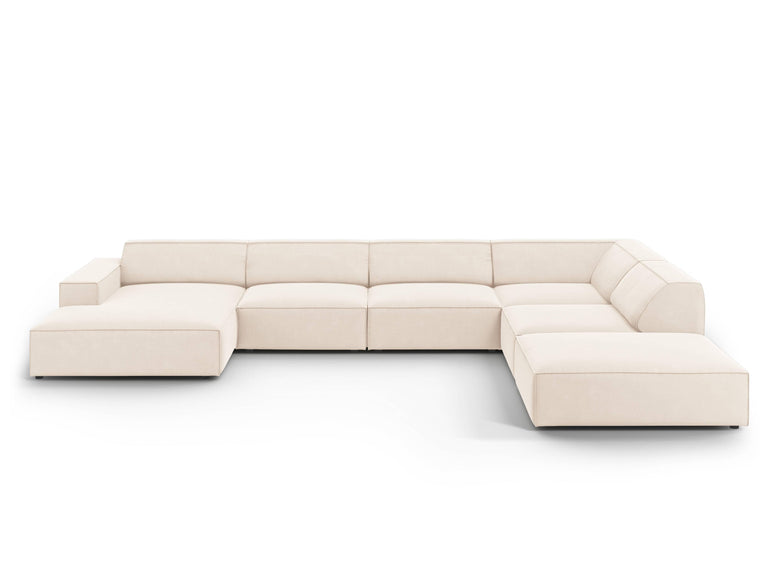 7-zits hoekbank Jodie velvet rechts