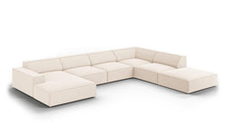 7-zits hoekbank Jodie velvet rechts