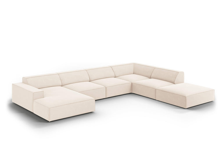 7-zits hoekbank Jodie velvet rechts