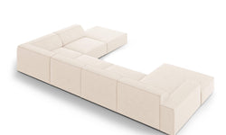 7-zits hoekbank Jodie velvet rechts