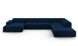 7-zits hoekbank Jodie velvet rechts