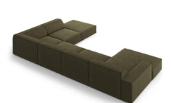 7-zits hoekbank Jodie velvet rechts