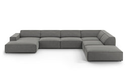 7-zits hoekbank Jodie velvet rechts