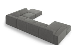 7-zits hoekbank Jodie velvet rechts