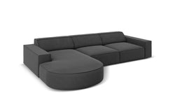 4-zits hoekbank Jodie velvet Chaise Longue links