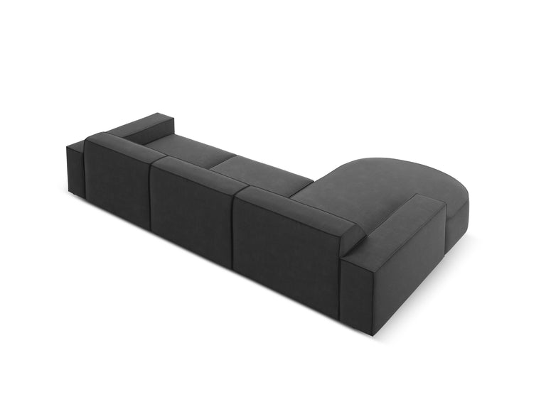 4-zits hoekbank Jodie velvet Chaise Longue links