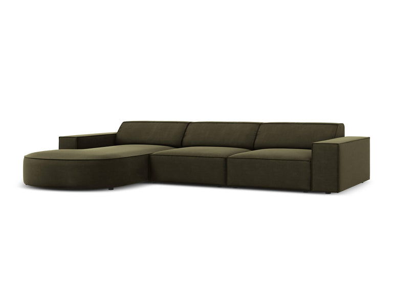 4-zits hoekbank Jodie velvet Chaise Longue links
