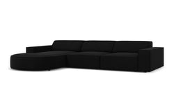 4-zits hoekbank Jodie velvet Chaise Longue links