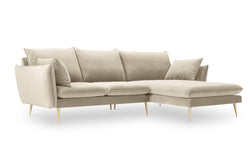 3.5-zitshoekbank Elio rechts velvet