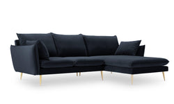 3.5-zitshoekbank Elio rechts velvet