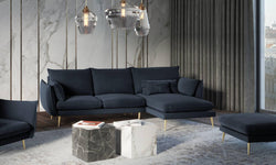 3.5-zitshoekbank Elio rechts velvet