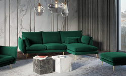 3.5-zitshoekbank Elio rechts velvet