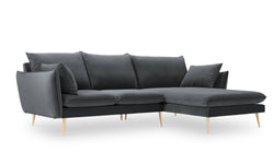 3.5-zitshoekbank Elio rechts velvet
