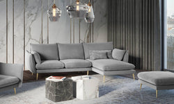 3.5-zitshoekbank Elio rechts velvet