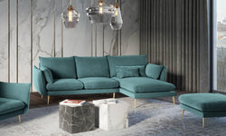 3.5-zitshoekbank Elio rechts velvet