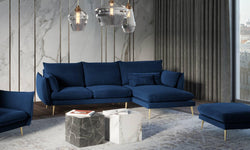 3.5-zitshoekbank Elio rechts velvet