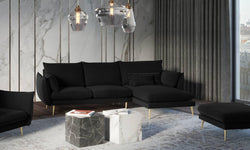 3.5-zitshoekbank Elio rechts velvet