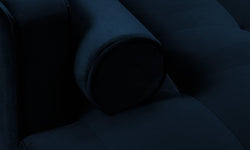 3.5-zitshoekbank Santo links velvet