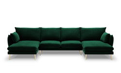 5-zitshoekbank Elio velvet