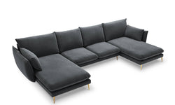 5-zitshoekbank Elio velvet