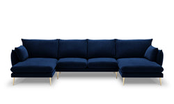 5-zitshoekbank Elio velvet
