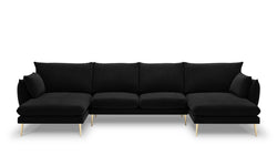 5-zitshoekbank Elio velvet