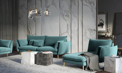 Chaise Longue Elio rechts velvet